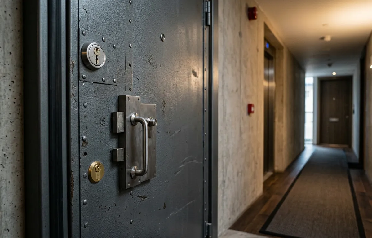 Pose de porte anti-squat en acier blindé ultra-sécurisée pour appartement vacant à Marseille 13008 13007